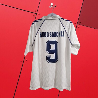 hummel Real Madrid レプリカユニフォーム R. MADRID HOME 85/86 - Vintage Jersey - Sanchez # 9 - HUMMEL