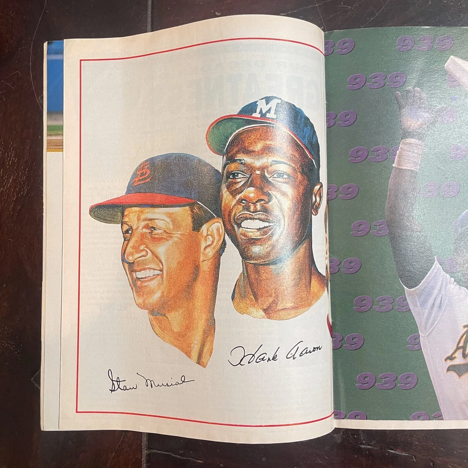 1991 Topps Magazine #7 Rickey Henderson Stolen Base Record BONUS, Posters, Cards - Image 3 of 4