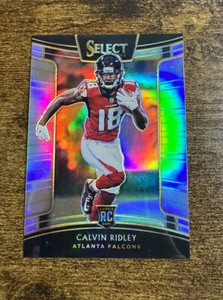 2018 Panini Select Calvin Ridley Rookie Silver Prizm #57 Concourse RC SP Jags