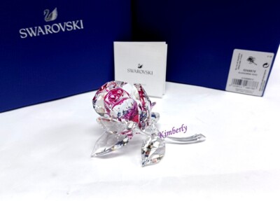 SWAROVSKI／クリスタルローズ BLOSSOMING ROSE, RED Swarovski Blossoming Rose - Red Ornament - Walmart.com