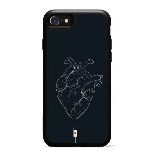 Anti fingerprint For Apple iPhone SE 11 12 13 14 15 16 charge Your Heart medical - Picture 11 of 25