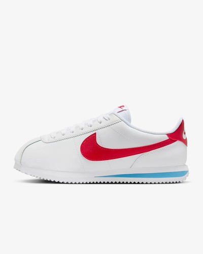 Nike Cortez Forrest Gump White Red Blue DN1791-108 Women Size 5.5-10 STEAL! - Picture 2 of 8