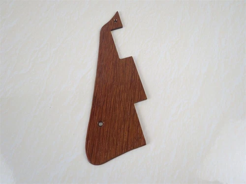 1pcs solid wood carving left Gibson Les Paul Guitar (Mahogany) Pickguard #2532