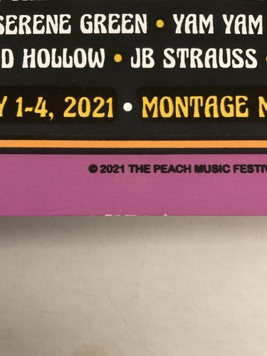 Peach Music Festival Poster 2021 Oysterhead SCI JRAD Umphrey’s Deas AE # 1/25 - Picture 5 of 6