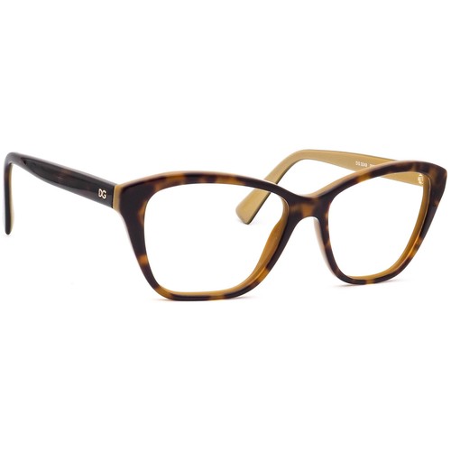 Dolce & Gabbana Eyeglasses DG 3249 2956 Dark Havana/Gold Olive Frame 53[]16 140 - Picture 1 of 6