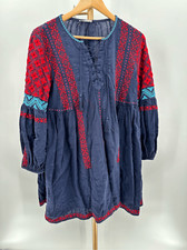 Ulla Johnson Embroidered Yelena Tunic Dress