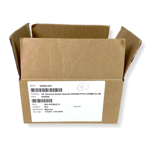 New HP NVS440 256MB Quadro PCI-E DVI Graphics Card 4 Monitor Support 390423-001 - Picture 13 of 13