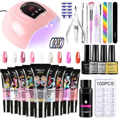 UV Gel Kit All for Manicure Gel Nail Extension Set Builder Acrylic Gel Polish - Picture 23 of 26