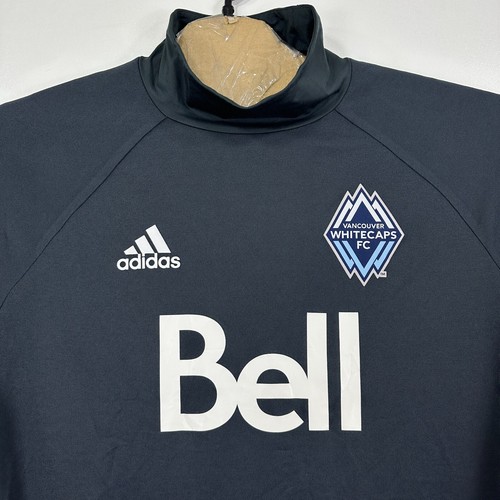 Adidas MLS Vancouver Whitecaps FC Trikot Shirt Erwachsene Large Grau Langarm ... - Bild 5 von 16