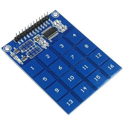 TTP229 16 canali modulo sensore touch tastiera interruttore capacitivo flusso officina - Foto 2 di 3