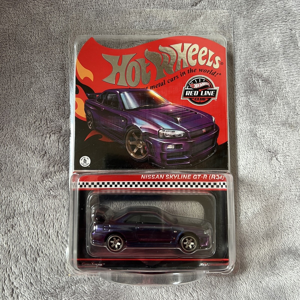 ホットウィール RLC スカイライン GTR BNR34 ミッドナイトパープル Nissan Skyline GT-R (BNR34) - Purple - Hot Wheels - RLC