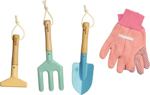 Gardening Set, Tool Kit, for Kids, STEM, Includes Tote Bag, Spade, Watering Can, - Picture 2 of 6