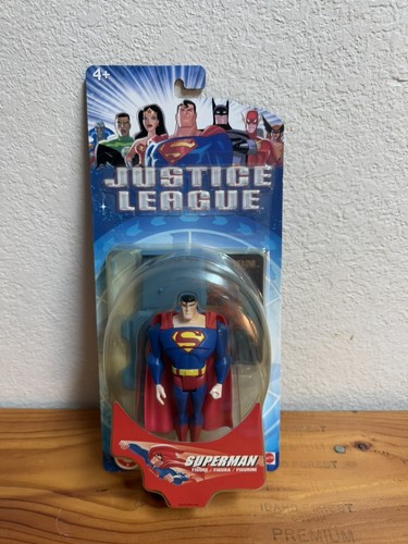 Figura de acción animada Superman DC Justice League 4,5" 2002 Mattel nueva - Imagen 1 de 9