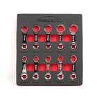 10 PC 10 - 19 mm Flexible Head Wrench Spanner 3/8 Drive 12 Point Adaptor Set