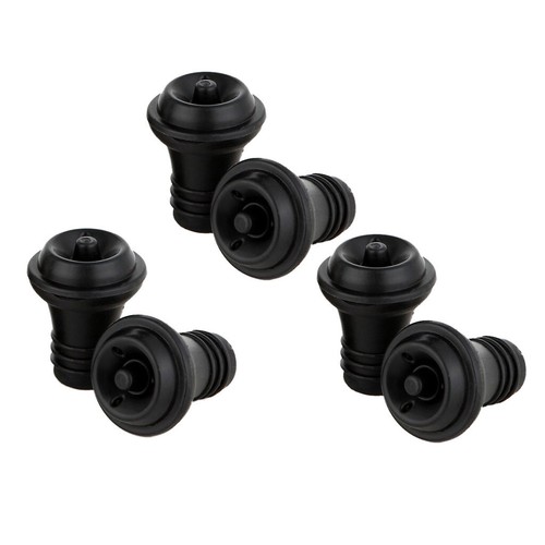 6/18pc Wine Bottle Saver Vacuum Pump Stoppers Sealer Preserver Saver - Bild 7 von 11