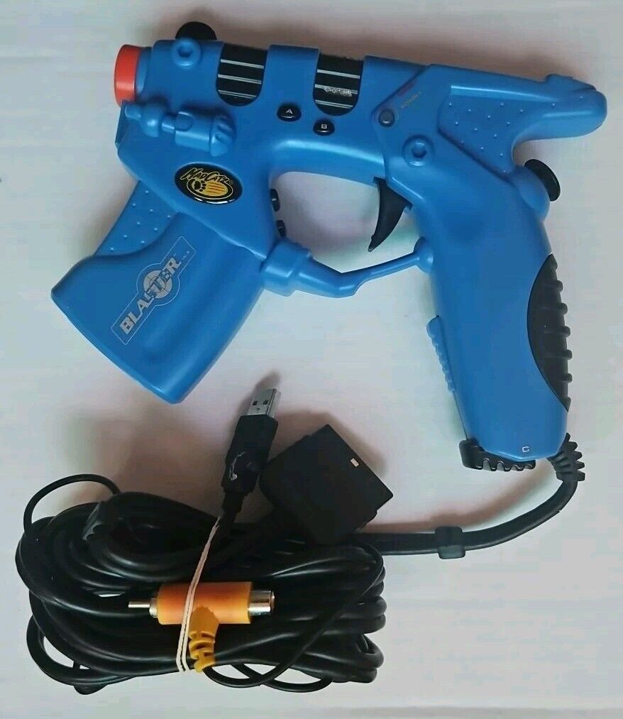 激安大特価！ LIGHT BLASTER CATZ MAD GUN 2 1 PLAYSTATION PS2 & PS1 FOR Nintendo Switch