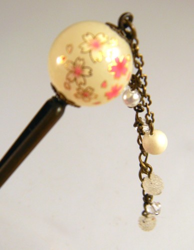 Hair Stick for Bun Kanzashi Metal Hair Pin, Japanese Style Hairpin - Picture 3 of 5