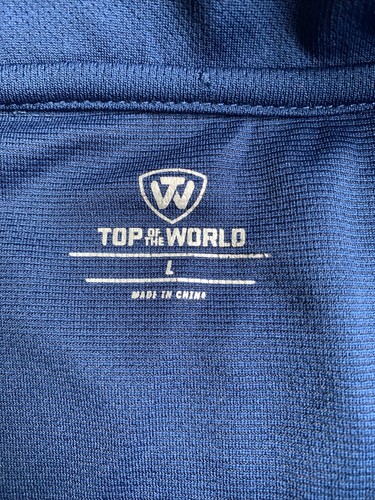 Auburn Tigers Herren Large Blau 1/2 Zip Pullover Shirt Top of the World - Bild 3 von 3