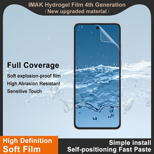 imak For ZTE nubia Flip2, Full Film Soft Hydrogel Front Screen Protector - Picture 3 of 8