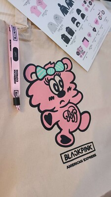Blackpink x Verdy Amex Tote Bag Bundle with Wristband and