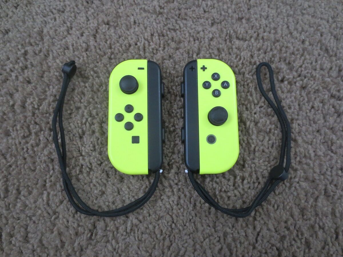 Amazon.com: Joy-CON (L) / (R) Neon Yellow : Video Games