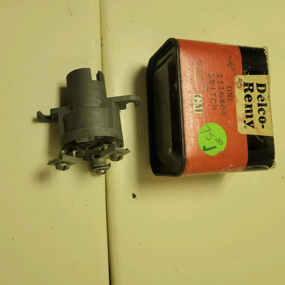 Interruptor de encendido Nos Delco Remy 49-52 Pont 49-53 Chevy GMC Camionetas Foto 2 de 4