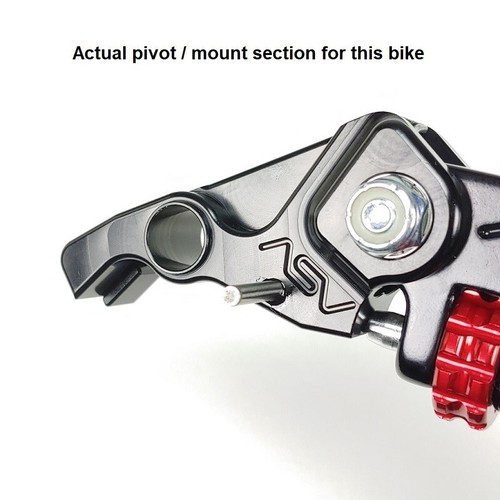 Ducati 999 2004-2006 ASV C5 Short Clutch Lever - Black - Picture 3 of 4