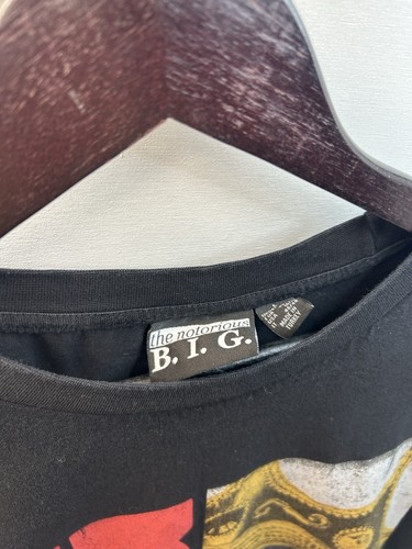 Notorious BIG Men's T-Shirt Size L Merch Traffic Franklin Mint Biggie Smalls - Picture 4 of 6