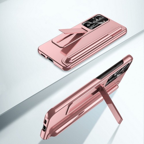 For Samsung Galaxy S23 Ultra Shockproof Plating Holder Hard PC Slim Case Cover - Picture 3 of 18