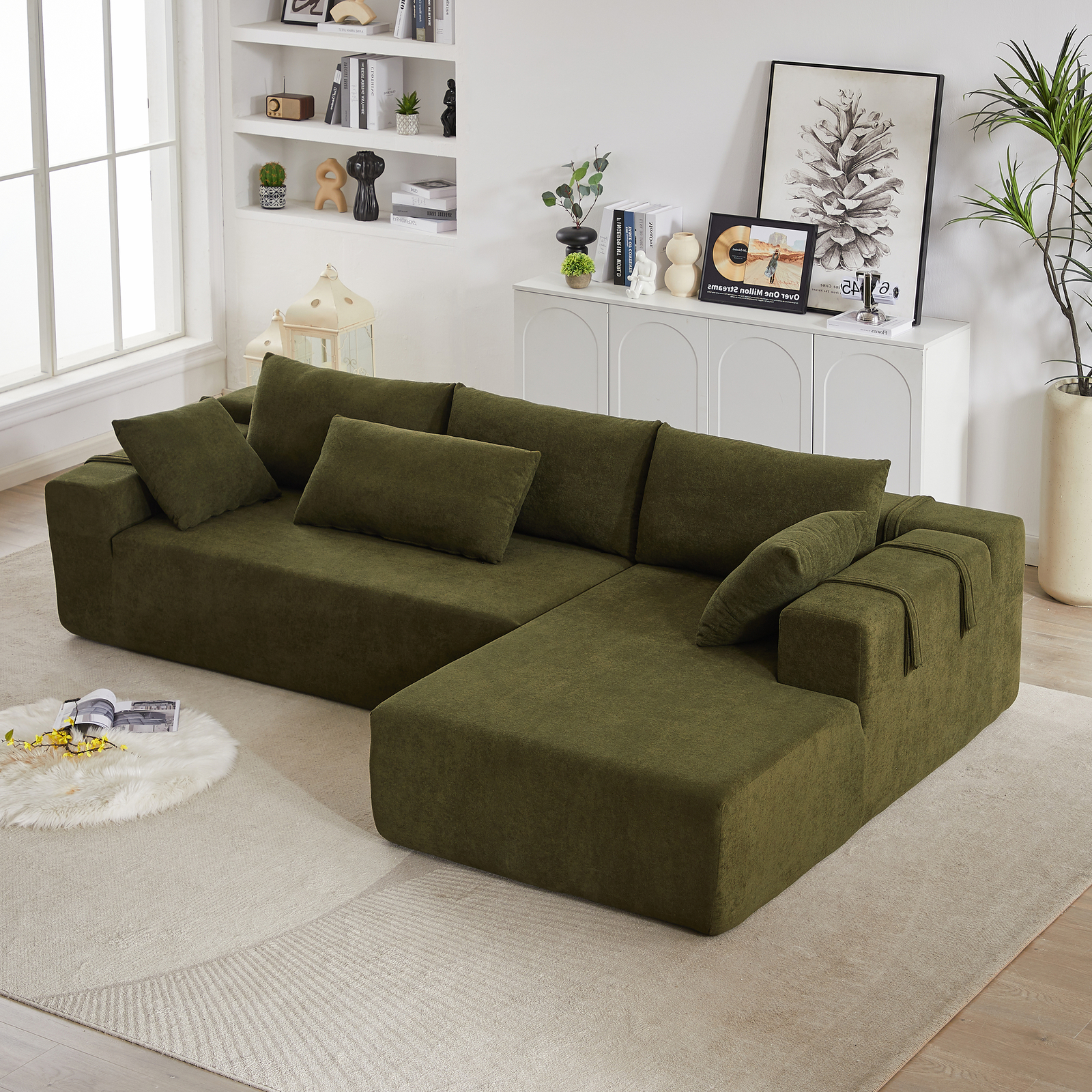 Modern Chenille Upholstered 108