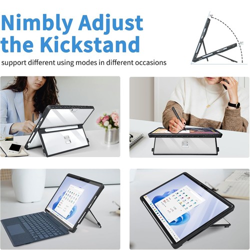 Rugged Case for Microsoft Surface Pro 8/9/10/11 13-Inch All-in-one Rugged Cases - Afbeelding 21 van 24