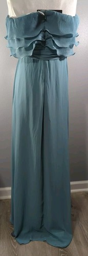 Ever Pretty Seafoam grün Chiffon Abendkleid Schulterfrei Rüschen Top Gr. 4 - Bild 4 von 7