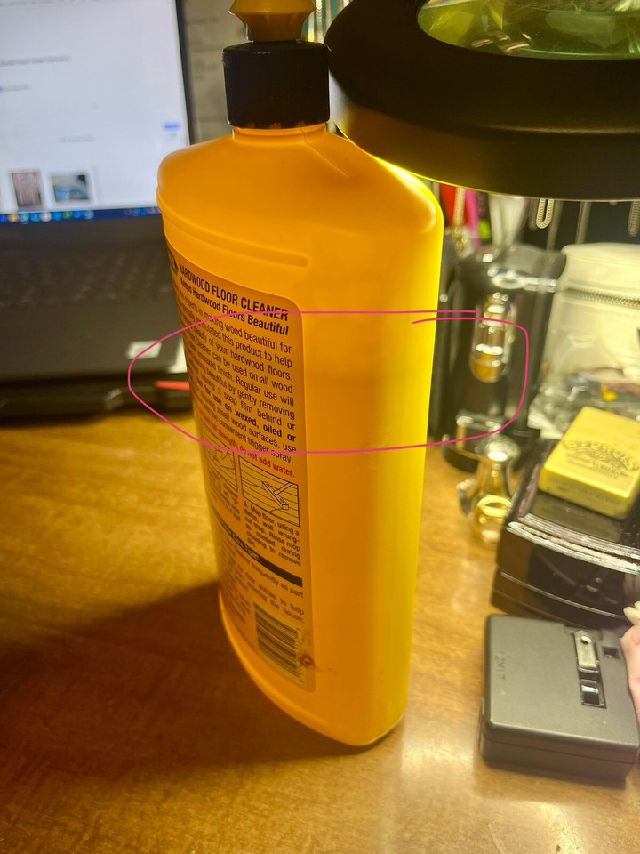 Discontinued Orig. Formula MINWAX Hardwood Floor Cleaner 32oz Liquid