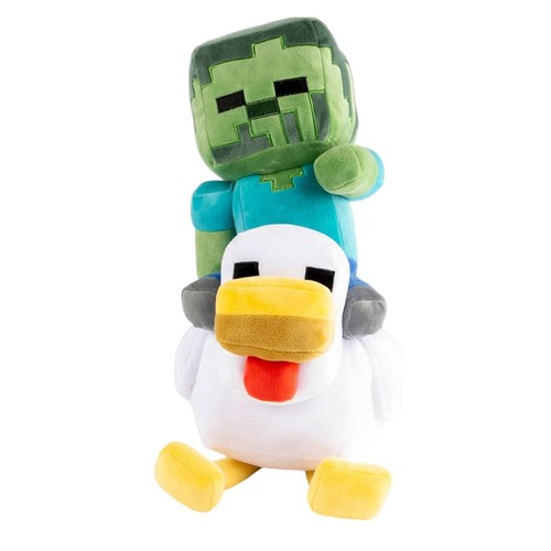 Jay Franco Minecraft Plush Pillow Buddy Plushie Stuffed Pillow Chicken Jockey - Picture 4 of 10