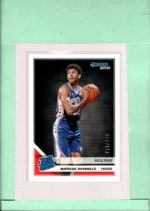 2019-20 Donruss Press Proof Silver #219 Matisse Thybulle MINT SER/349 7 ID:49540