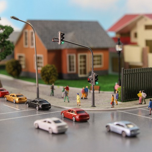 50pcs N Scale 1:160 Model Cars Plastic Cars for Building Scene Layout C150 - Picture 6 of 6