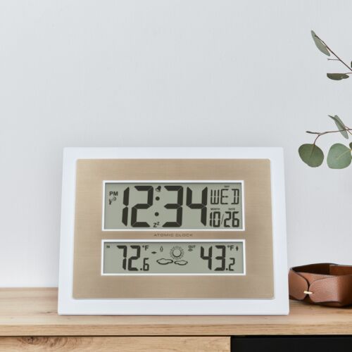 512-14937 La Crosse Technology Atomic Digital Wall Clock with Forecast TX141V3 - Picture 12 of 18