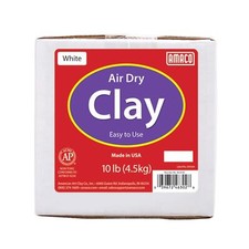 10 lb White Air Dry Sculpting Clay for Hand Modeling Pottery and Crafts
