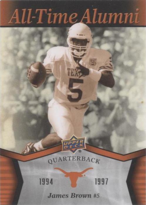 2011 Upper Deck University of Texas James Brown #ATA-JB - 1 of 2