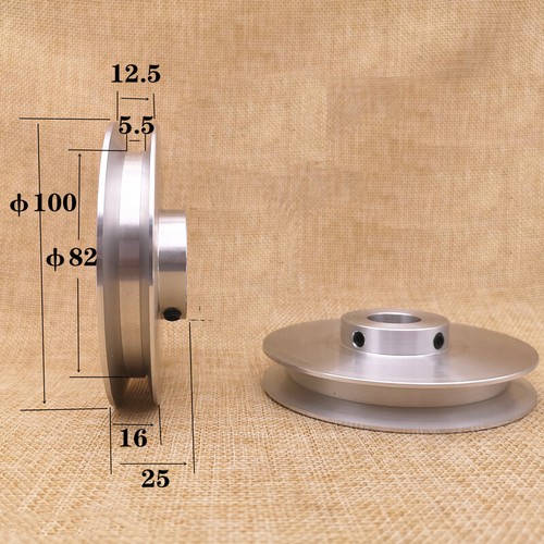 Keilriemenscheibe für A Abschnitt 1/2" Keilriemen Gummiband wählbar OD40, 60, 80, 100mm - Bild 48 von 67