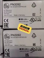 1pcs IFM PN3092 Pressure Sensor PN-100-SER14-MFRKG/US/ /V