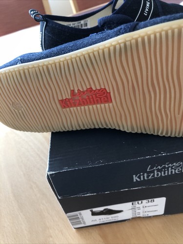 Living Kitzbühel Hausschuhe aus Österreich brandneu mit Karton Gr. 38 nachtblau - Bild 5 von 7