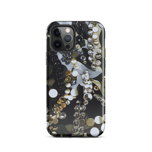 Camouflage Hodgepodge - Green / Gold Tough Case for iPhone® - Picture 7 of 20