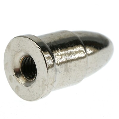 Bullet Spike 8x15mm, Silver, M3-0.5mm Threaded, 5 Pack | eBay