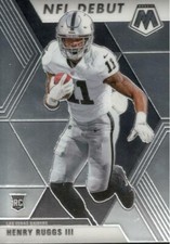 2020 Mosaic Football #269 Henry Ruggs III NFL Debut RC Las Vegas Raiders