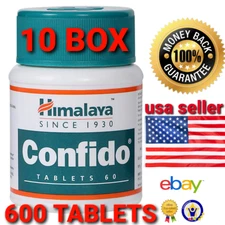 Confido Himalaya OFFICIAL FRESH USA 10 Pack 600 Tablets ORGANIC MEN'S HEALTH