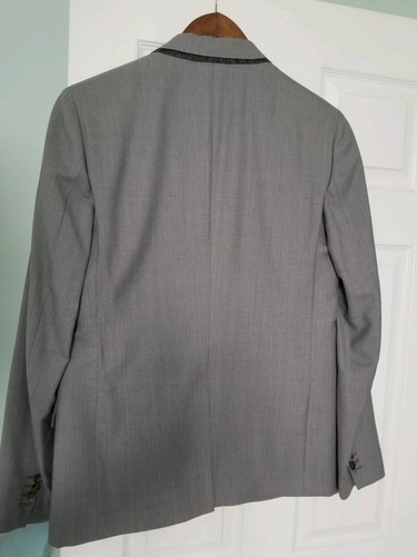 NWT Maison Martin Margiela Mens Gray Wool Two Button Blazer Size IT 50 New $1885 - Picture 5 of 10