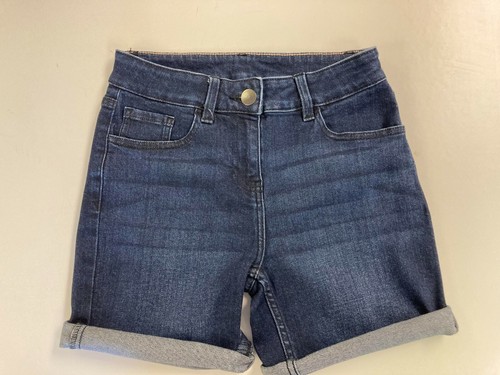 Ladies Denim Stretch Boy Shorts Mid Length Blue Ex High street rpp £20 - Picture 6 of 15