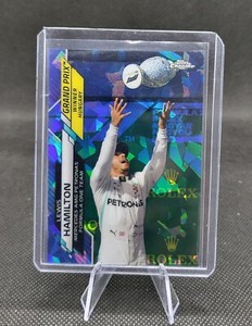 2020 Topps Chrome Formula 1 F1 Sapphire Lewis Hamilton GP Winner #144