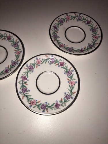 ROYAL WORCESTER Elysian Set 3 Untertassen - Bild 2 von 3